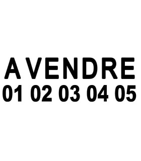 AFFICHAGE A VENDRE