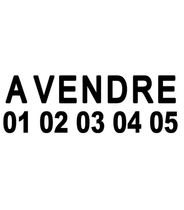 AFFICHAGE A VENDRE