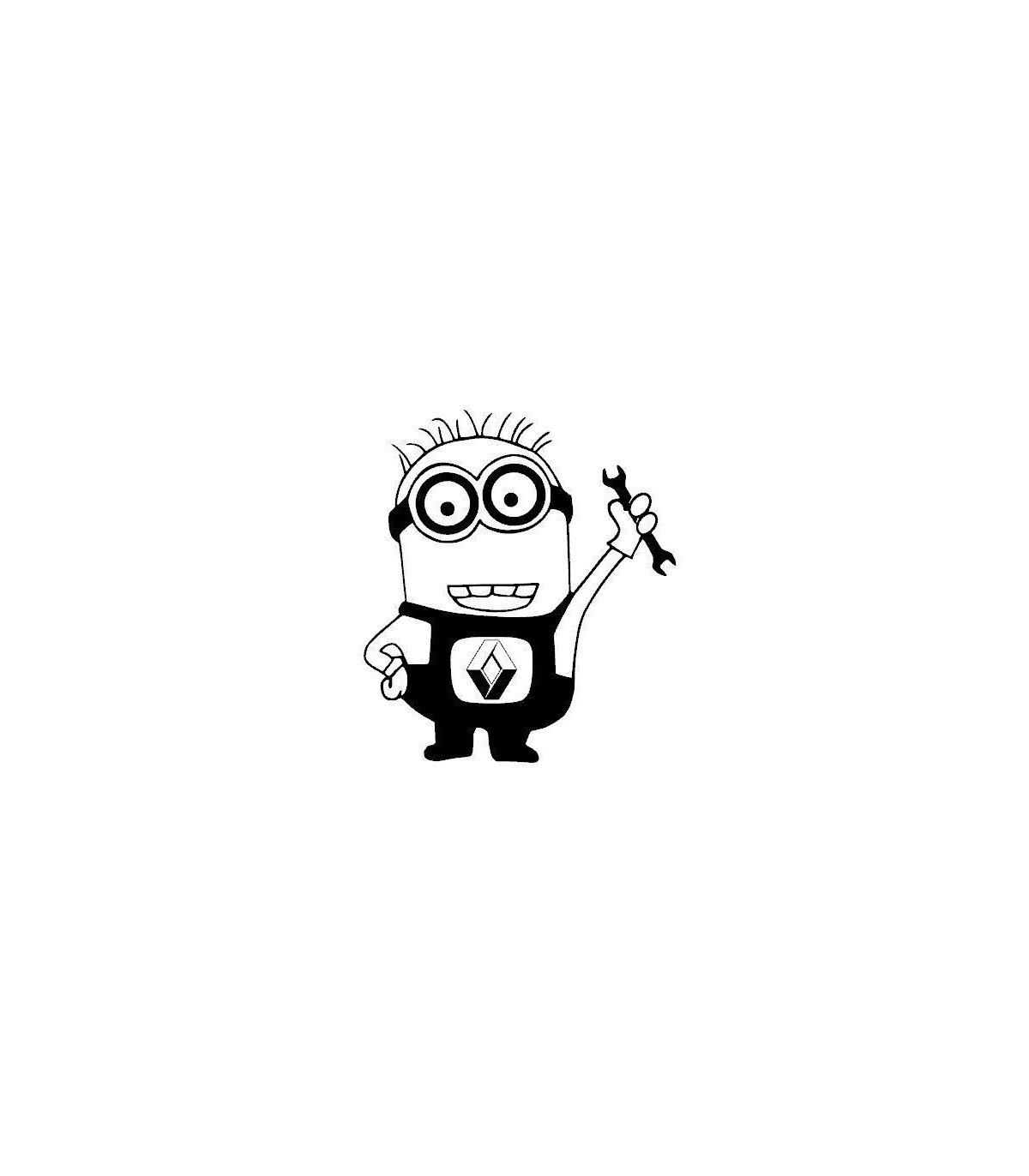 Stickers MINION RENAULT