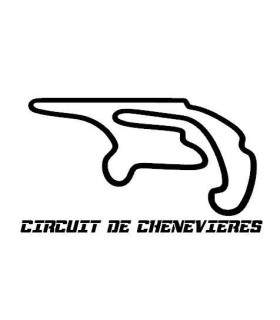 Stickers TRACÉ CIRCUIT CHENEVIERES 