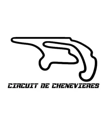 Stickers TRACÉ CIRCUIT CHENEVIERES 