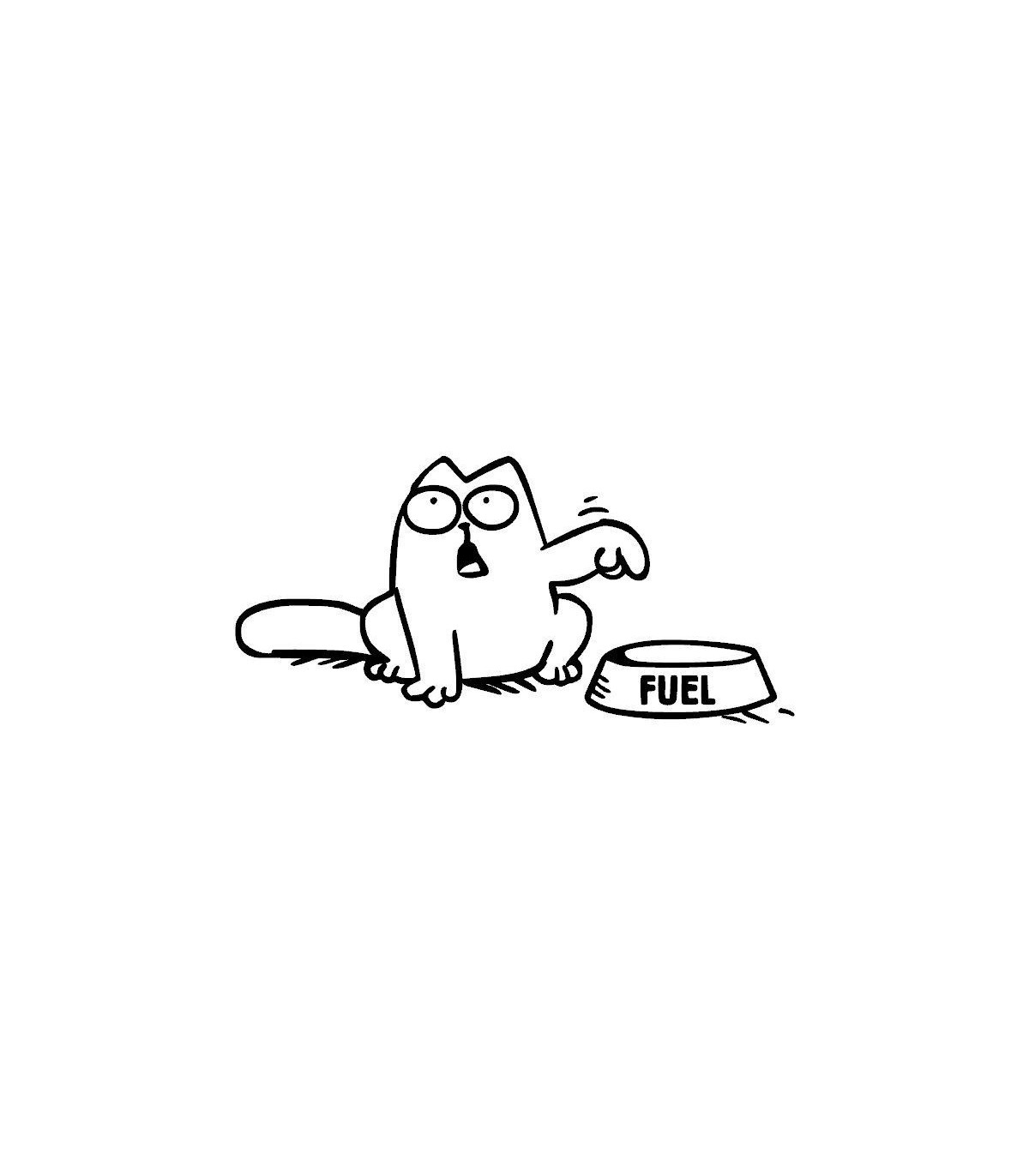 STICKER NEED FUEL
