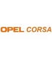 Stickers LETTRAGE OPEL CORSA