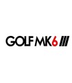 Stickers VW MK6 GOLF