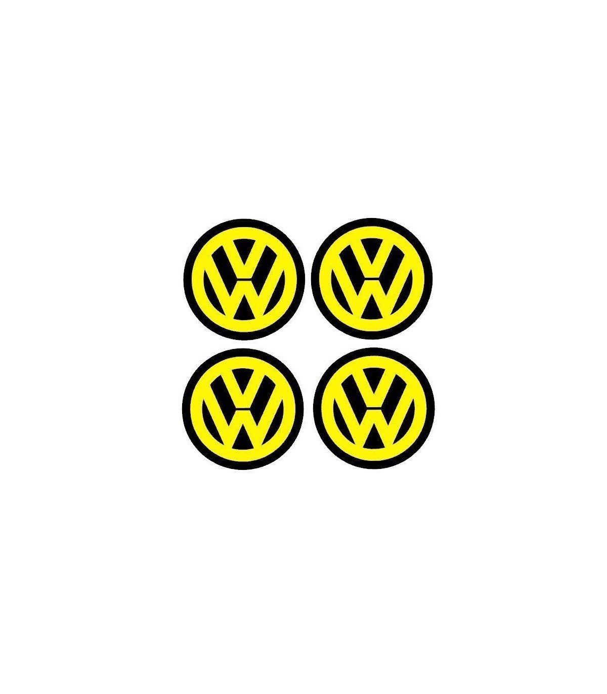 Stickers CENTRE DE ROUE VW 