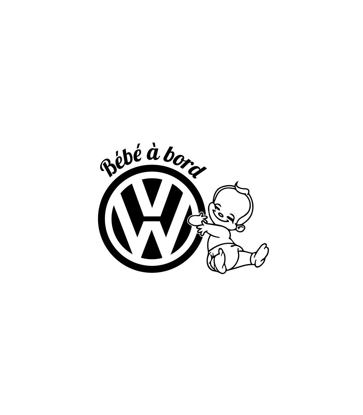Stickers BÉBÉ A BORD VW