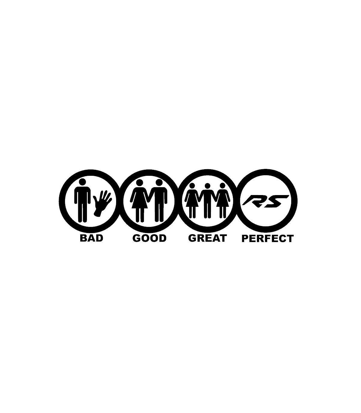 Stickers BAD GOOD GREAT RS