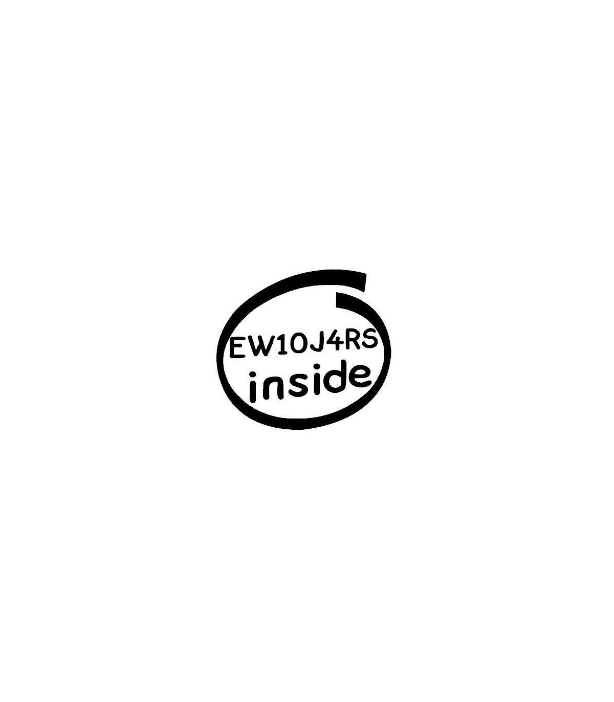 Stickers EW10J4RS INSIDE