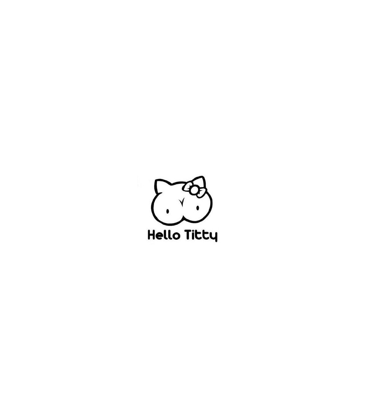 Stickers HELLO TITTY