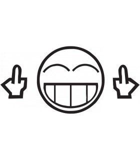 Stickers FUCK SMILEY