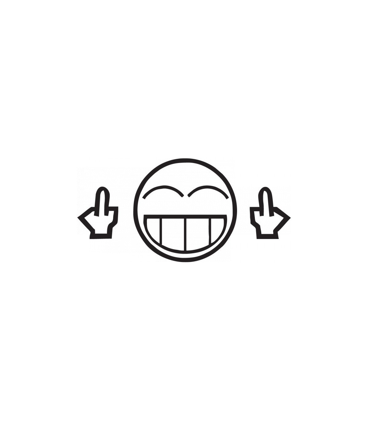 Stickers FUCK SMILEY