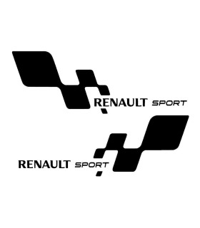 Stickers  RENAULT SPORT DAMIERS VERSION XL