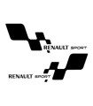 Stickers  RENAULT SPORT DAMIERS VERSION XL