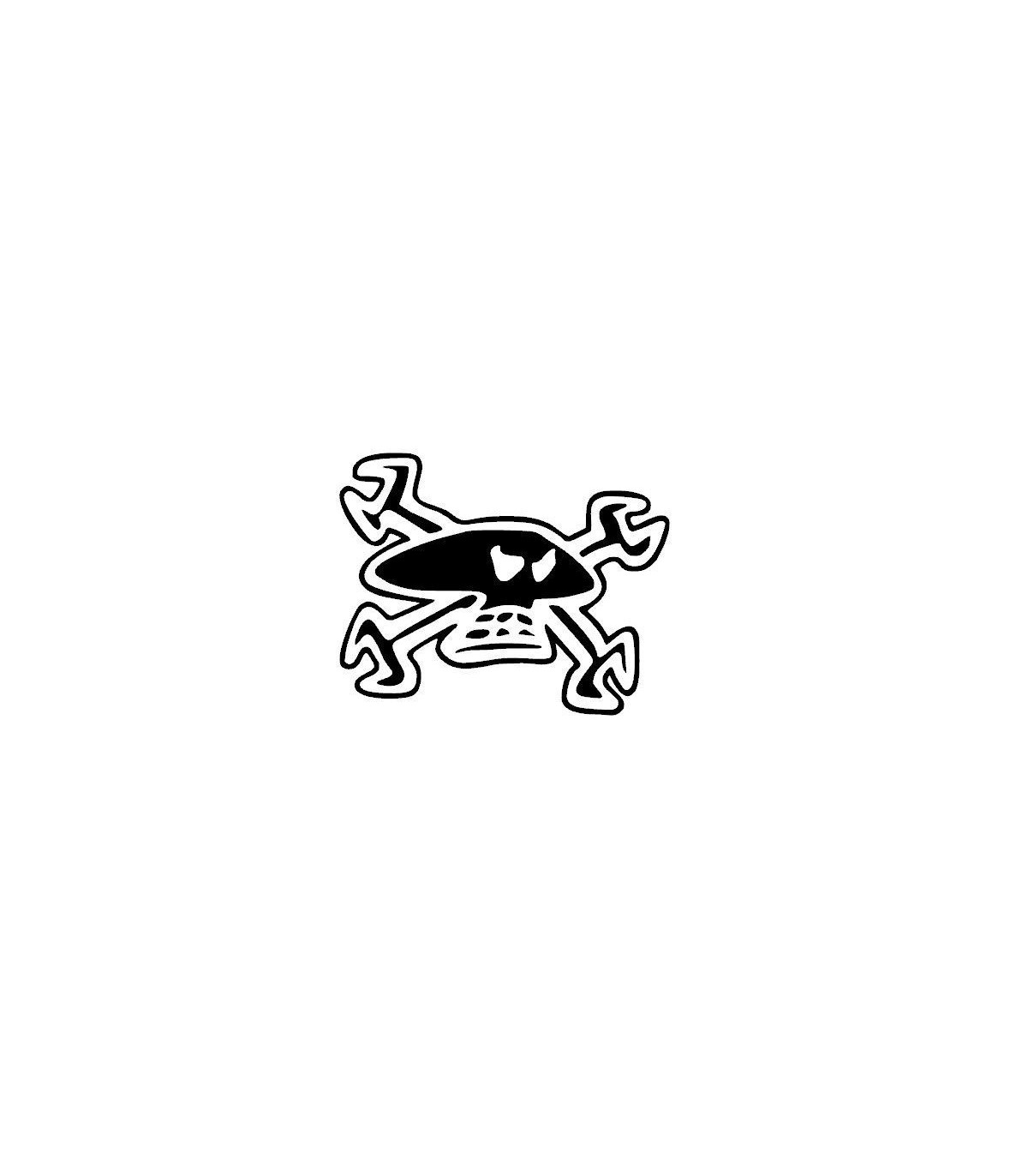 Stickers TETE DE MORT CLEF 