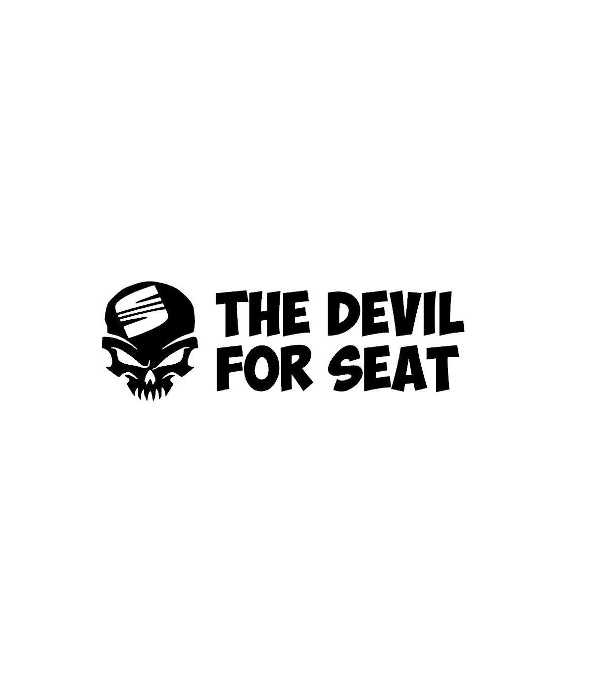 Stickers DEVIL FOR SEAT