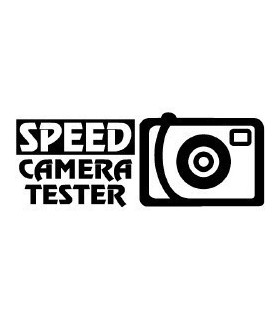 Stickers SPEED CAMERA TESTER