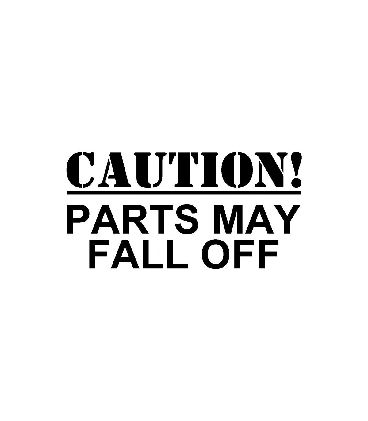 Stickers CAUTION