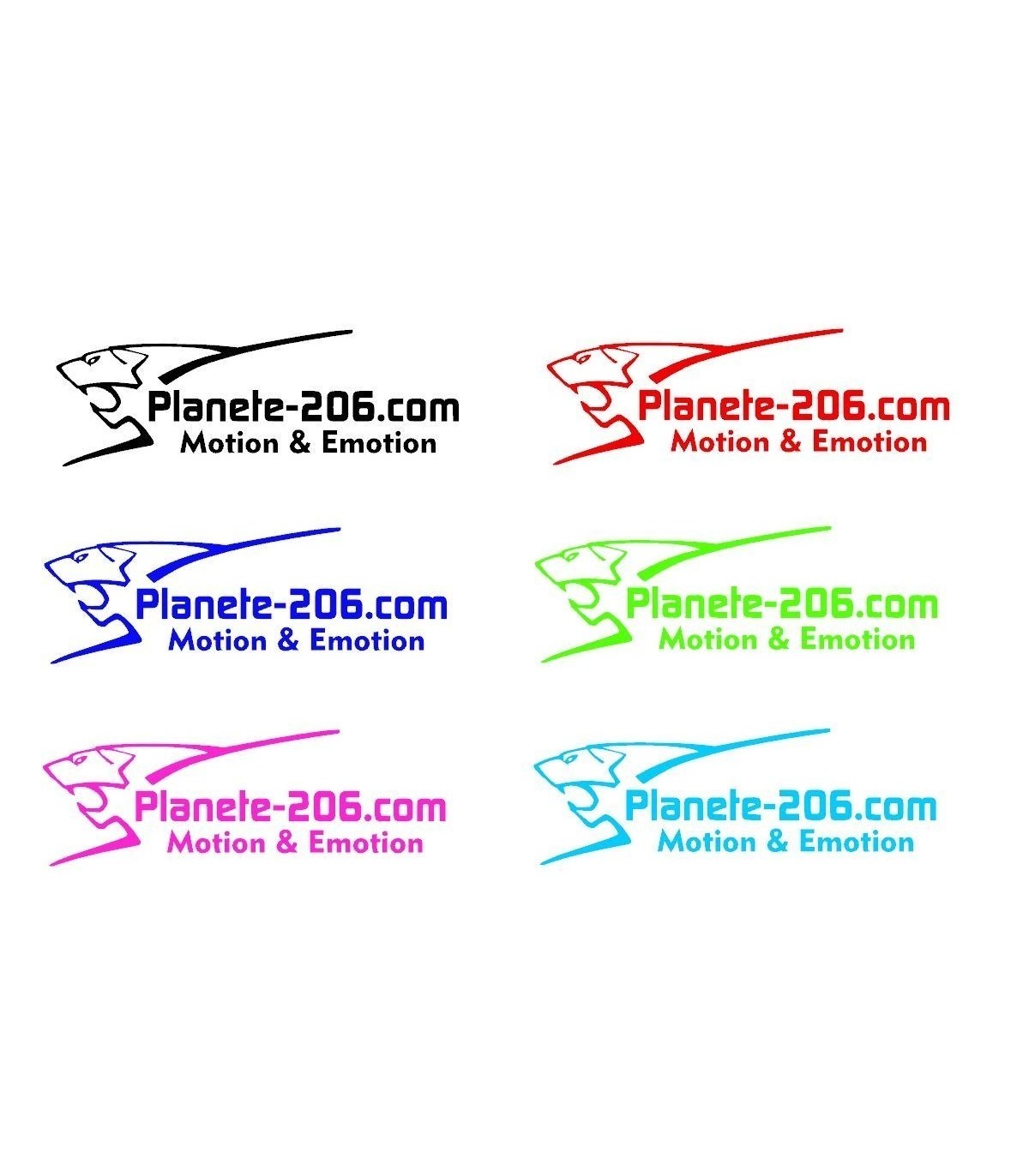 Stickers  Planète 206.com