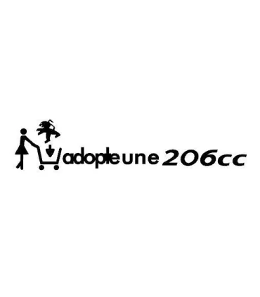 ADOPTE UNE 206cc