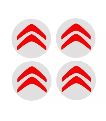 4 Centres de Jante Citroën 57mm