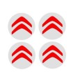 4 Centres de Jante Citroën 57mm
