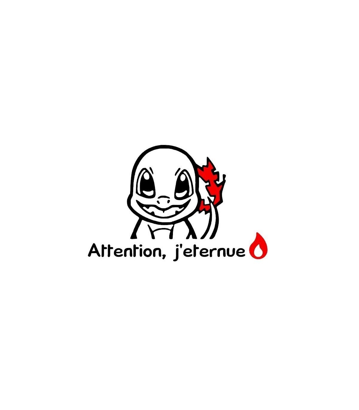Stickers ATTENTION J’ÉTERNUE 