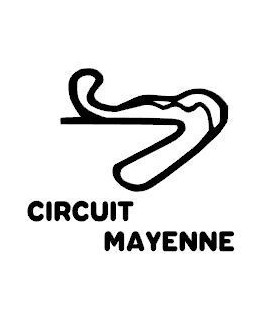 Stickers TRACÉ CIRCUIT RALLYCROSS MAYENNE
