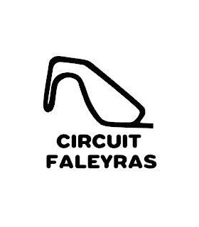 Stickers TRACÉ CIRCUIT RALLYCROSS FALEYRAS