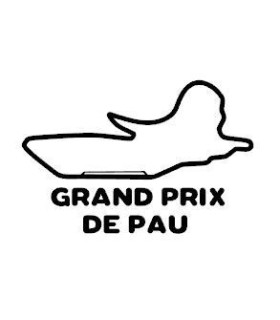 Stickers TRACÉ CIRCUIT GRAND PRIX DE PAU