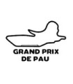Stickers TRACÉ CIRCUIT GRAND PRIX DE PAU