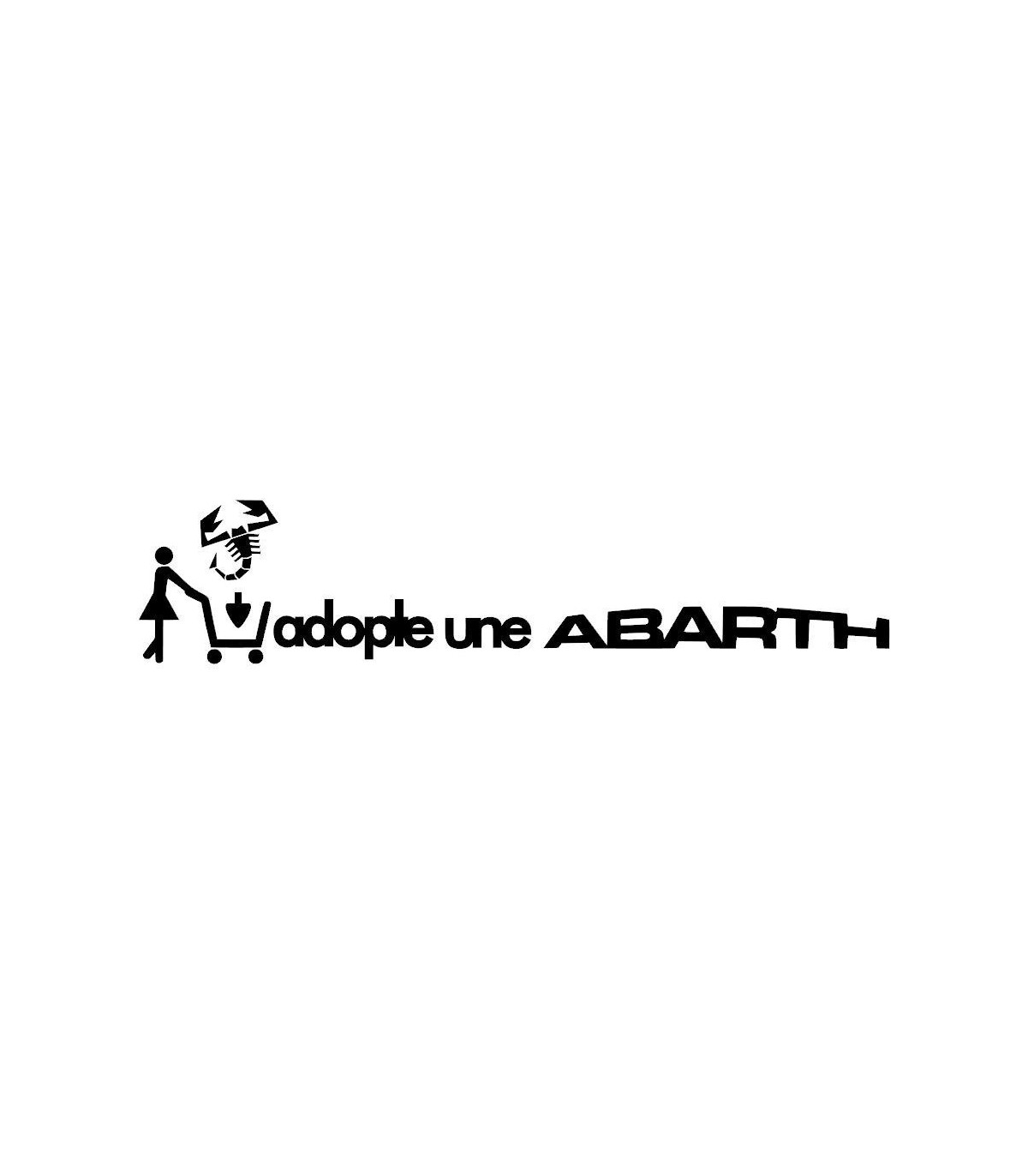 Stickers Adopte une Abarth