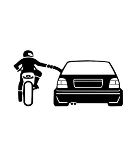 Stickers Respect Motard