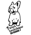 Stickers Bouledogue a Bord