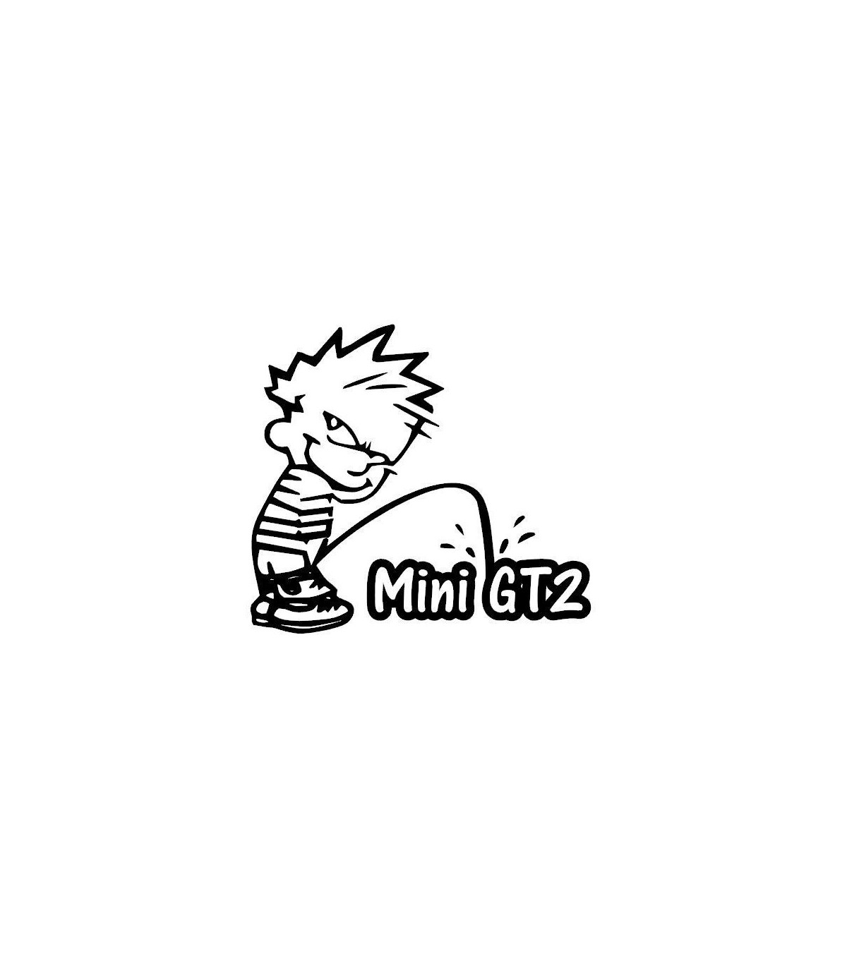 Stickers Mini GT2 Pisse