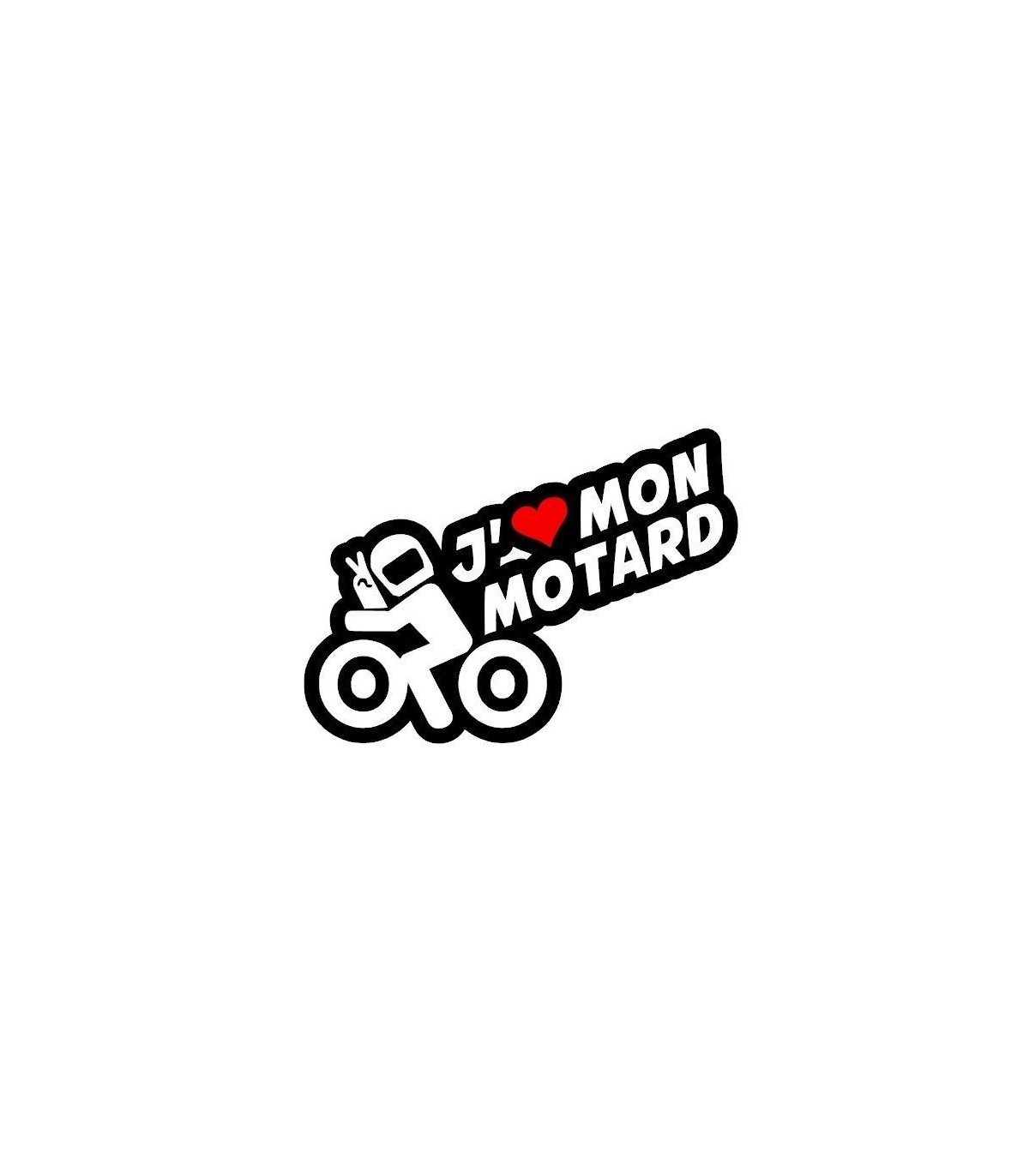 Stickers J'AIME MON MOTARDS