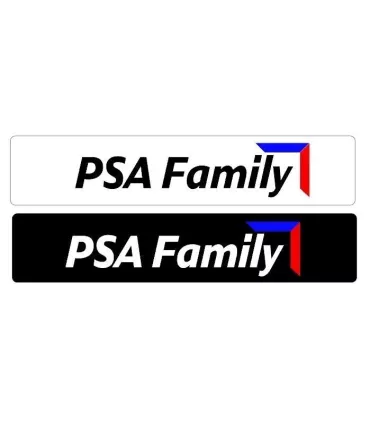 CACHE PLAQUE PEUGEOT GROUPE PAS FAMILY X1