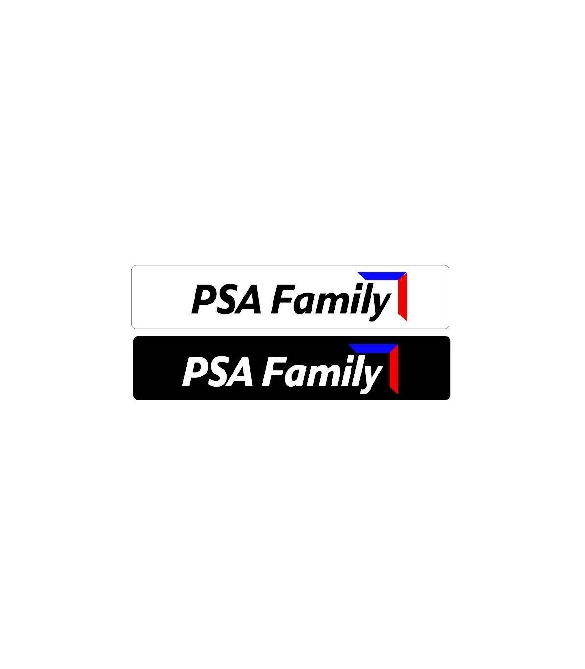 CACHE PLAQUE PEUGEOT GROUPE PAS FAMILY X1