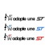 Stickers Adopte une ST
