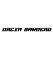 LETTRAGE  PARE SOLEIL DACIA SANDERO