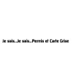 Stickers Permis & Carte Grise
