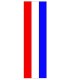 Stickers DRAPEAU FRANÇAIS Largeur 5cm 