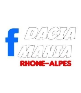 Stickers DACIA MANIA RHONE ALPES