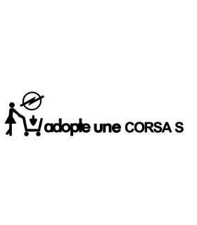 Stickers Adopte une Corsa S