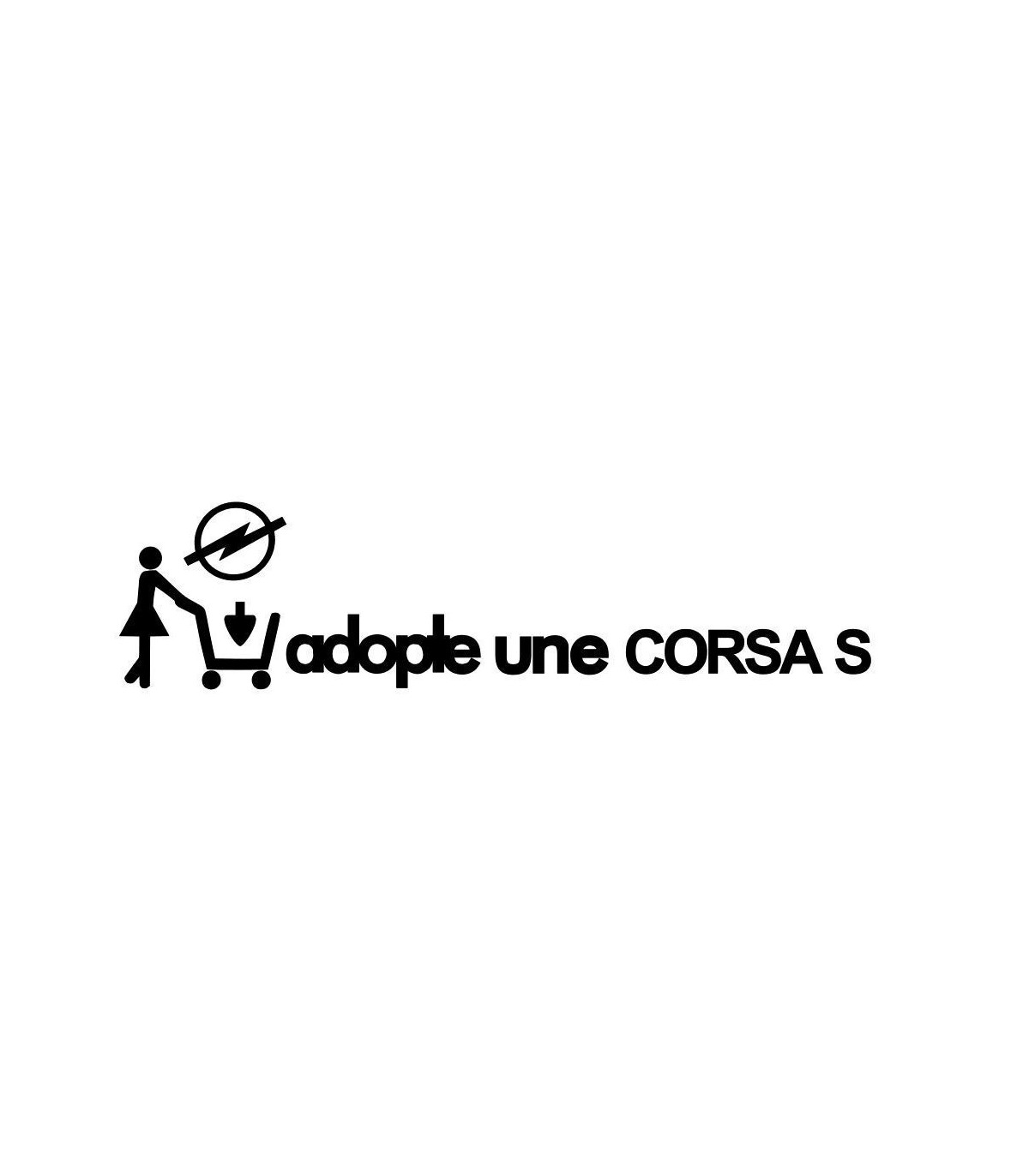 Stickers Adopte une Corsa S