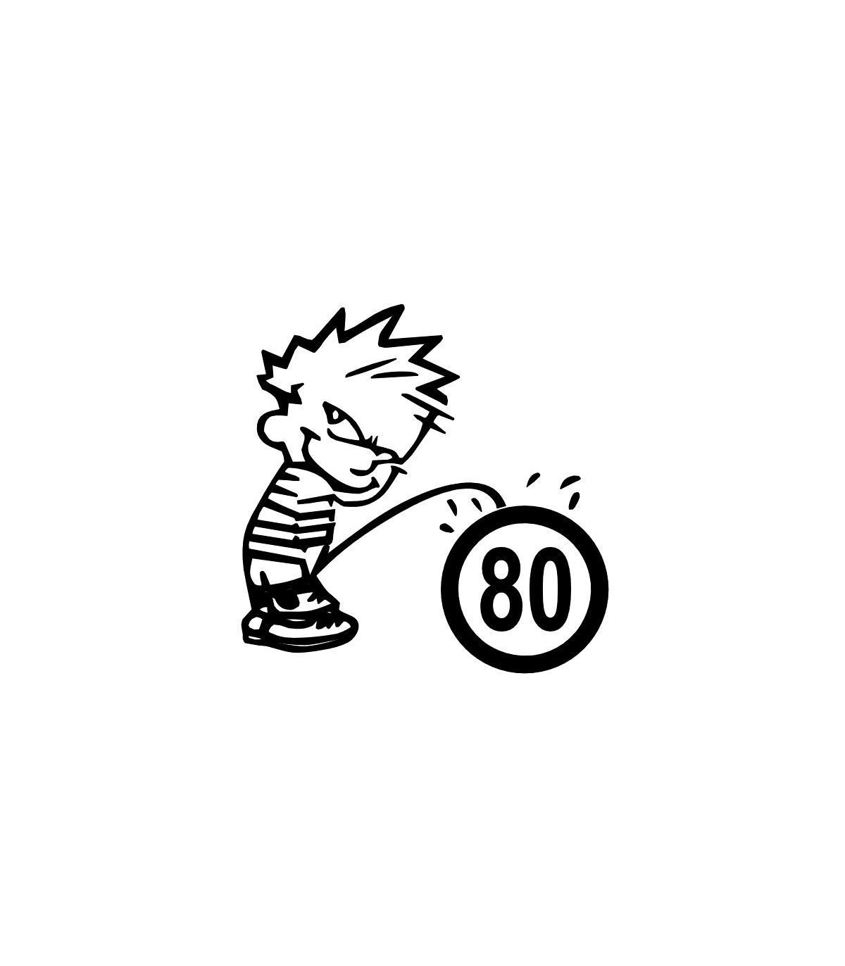 Stickers Radar Pisse 80