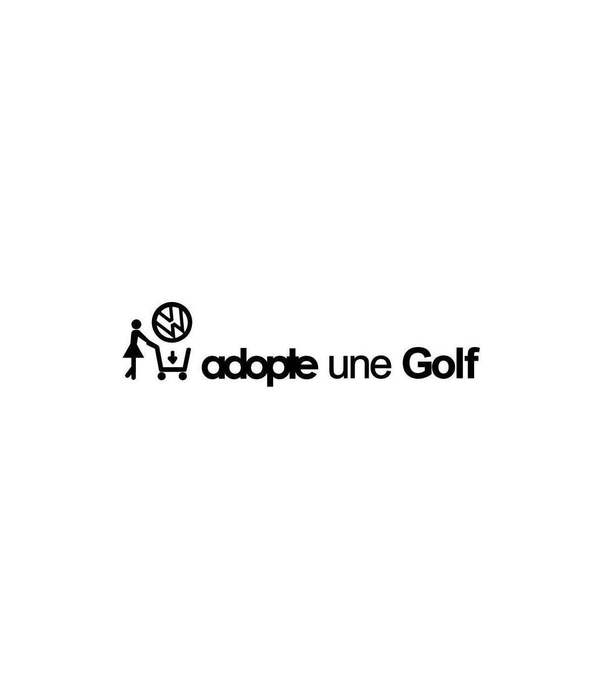 Stickers ADOPTE UNE GOLF