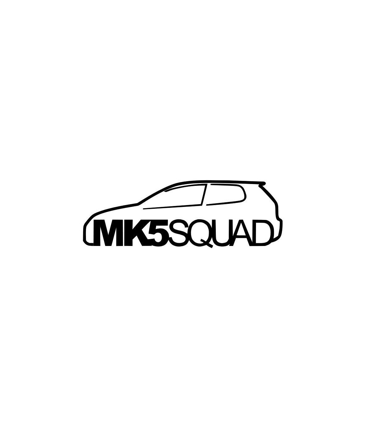 Stickers MK5 Squad Gauche