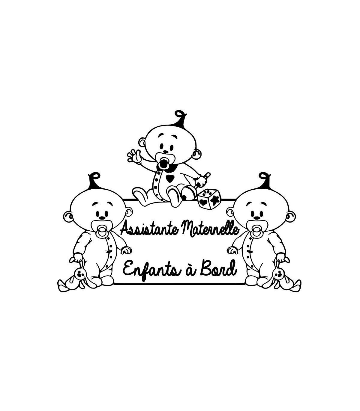 Stickers ASSISTANTE MATERNELLE 2