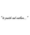 Stickers “ to punish and enslave…”