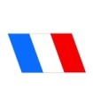 Stickers DRAPEAU FRANÇAIS 10 X 5cm inversé